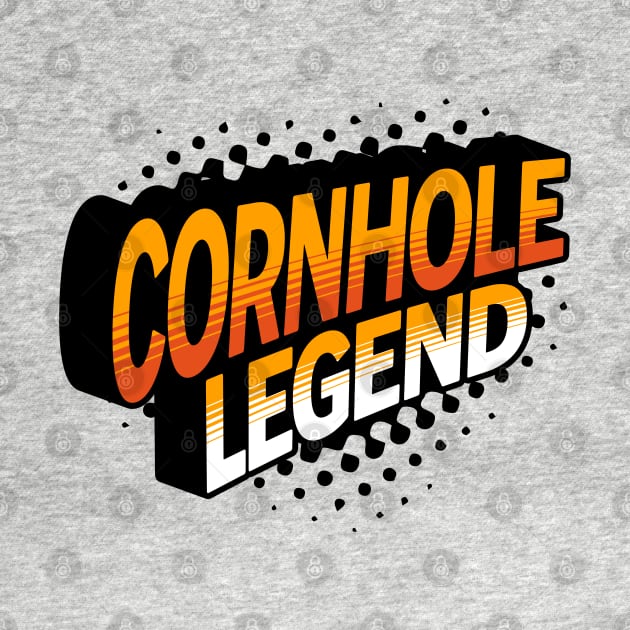 Cornhole Legend Retro Hero by TGKelly